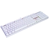 Teclado Mecânico Gamer Redragon Mitra Lunar White, Switch Blue, RGB, ABNT 2 - K551W-RGB